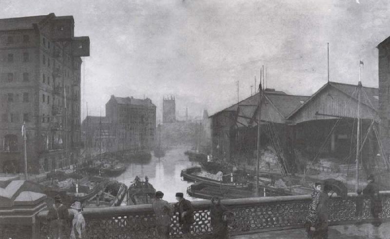 Atkinson Grimshaw Leeds Bridge china oil painting image